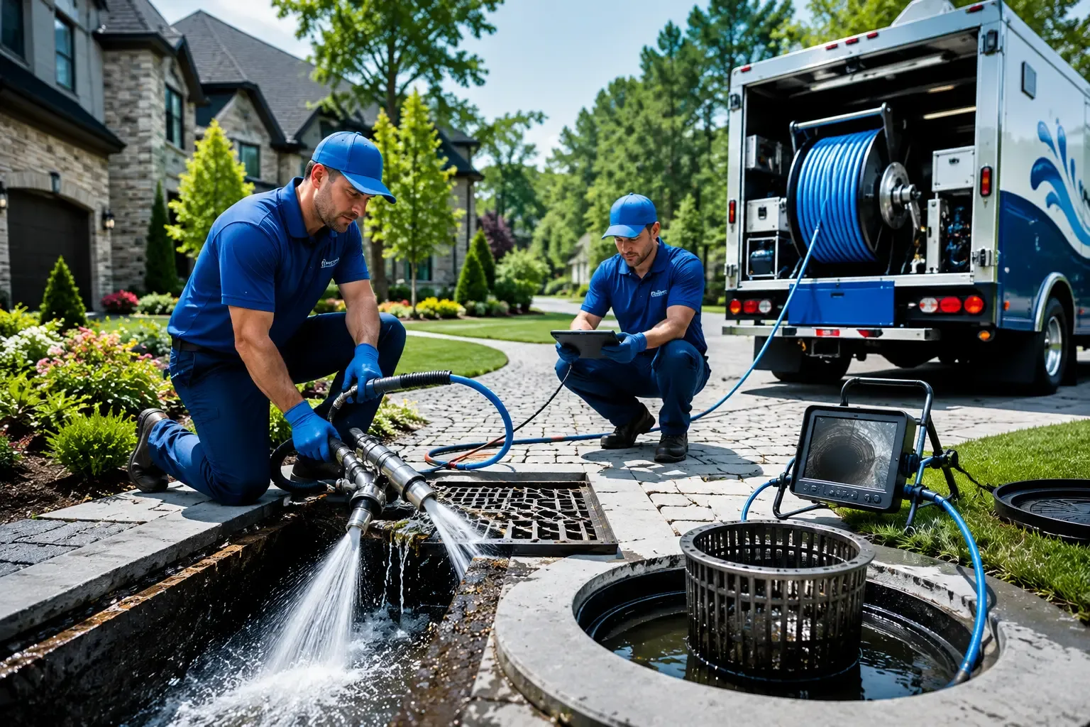 Local outdoor drain cleaning professionals in New London, OH