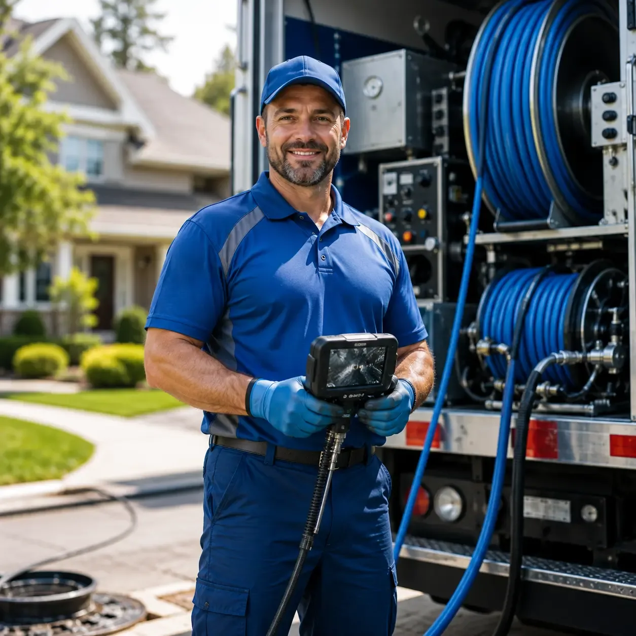 Local outdoor drain cleaning specialists in New London, OH